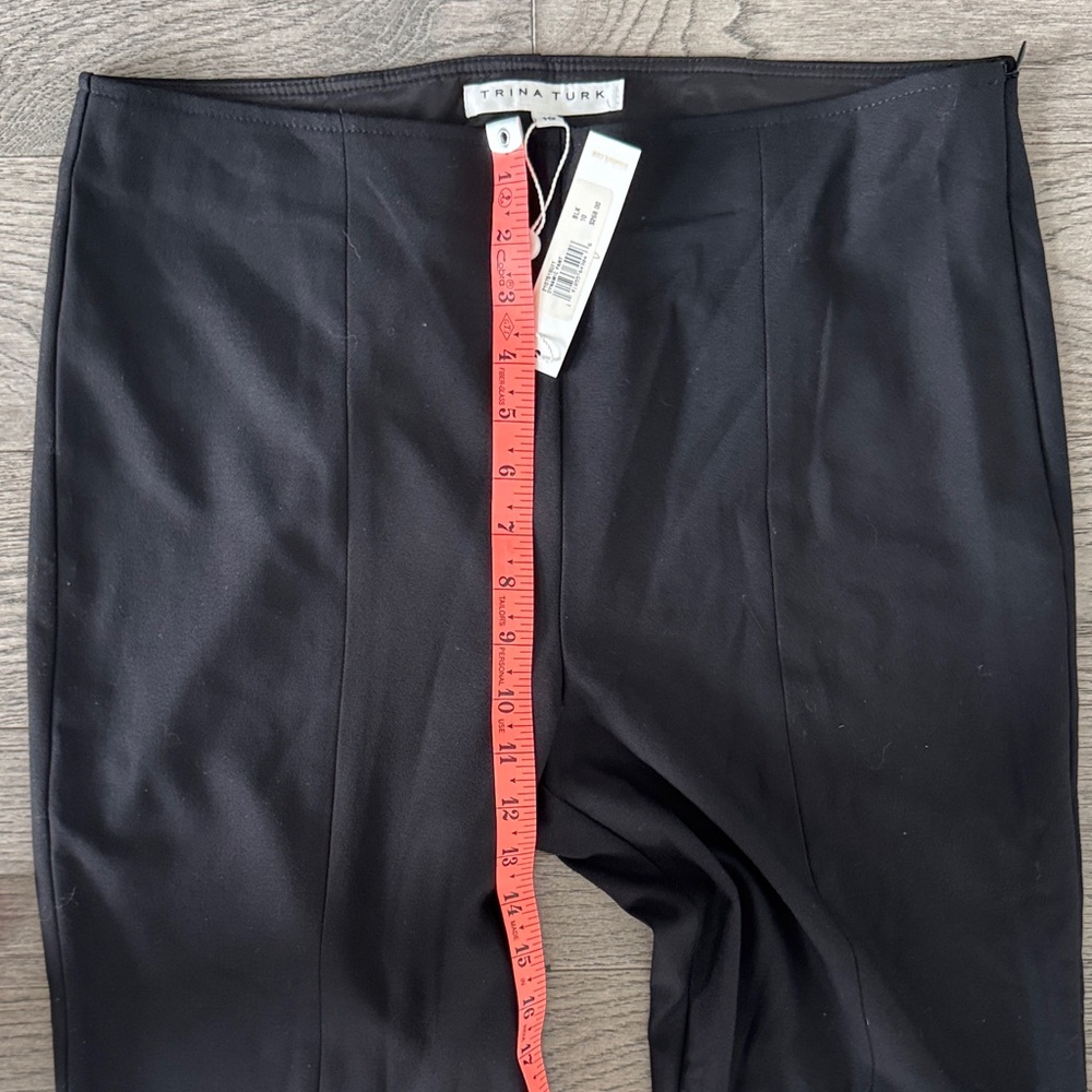 🌼TRINA TURK🌼 Dynamic Front Slit Flare Pants, Size 10 - Picture 6 of 11